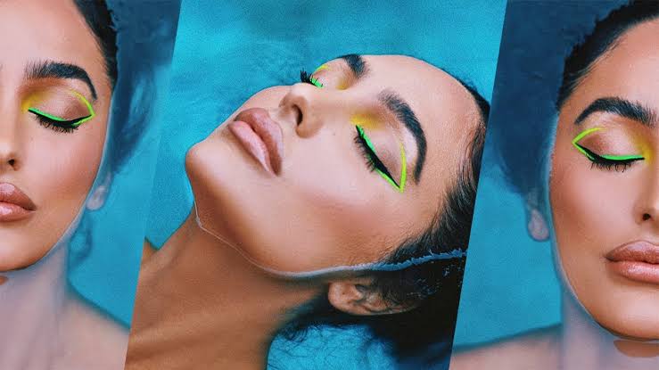 Cek Tips Gabungkan Neon Eyeliner dan Pastel Makeup